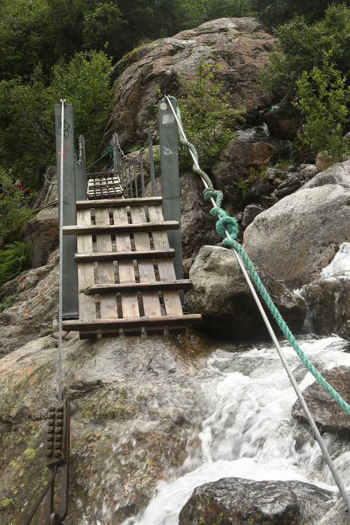 Brücke für Wanderer