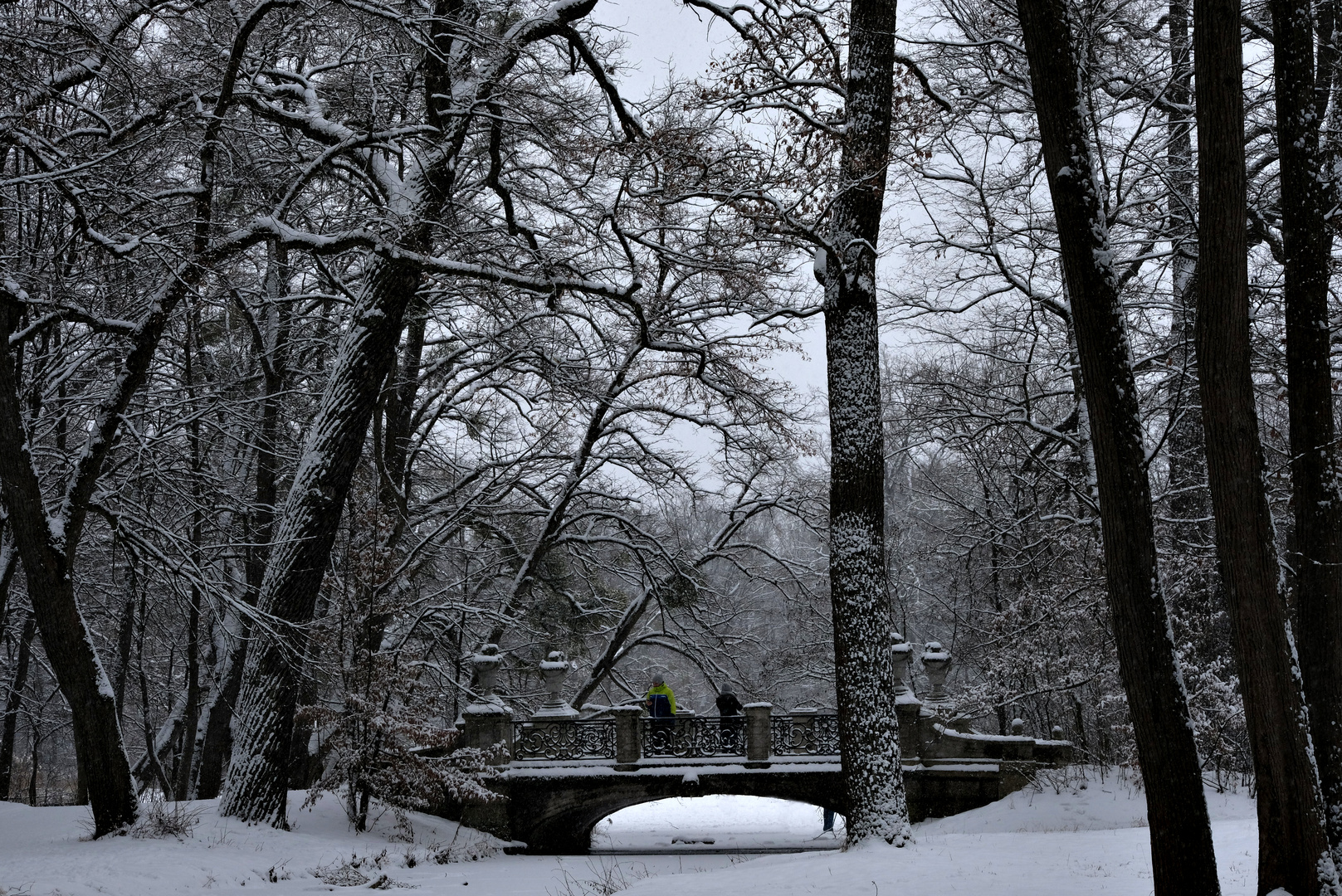 brücke i nymphenburger park