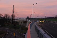 Brücke im Abendlicht