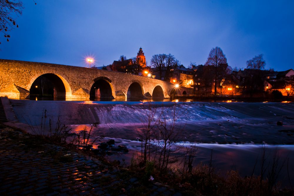 Brücke im Abendlicht