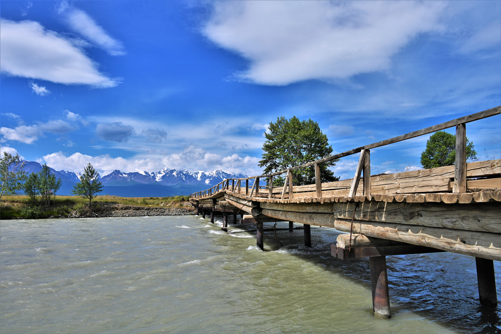 Brücke im Altai