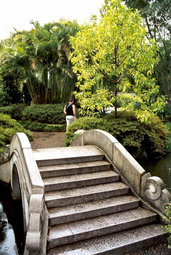 Brücke im Chinesischen Garten