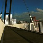 Brücke im Düsseldorfer Hafen