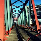Brücke im Duisburger Hafen
