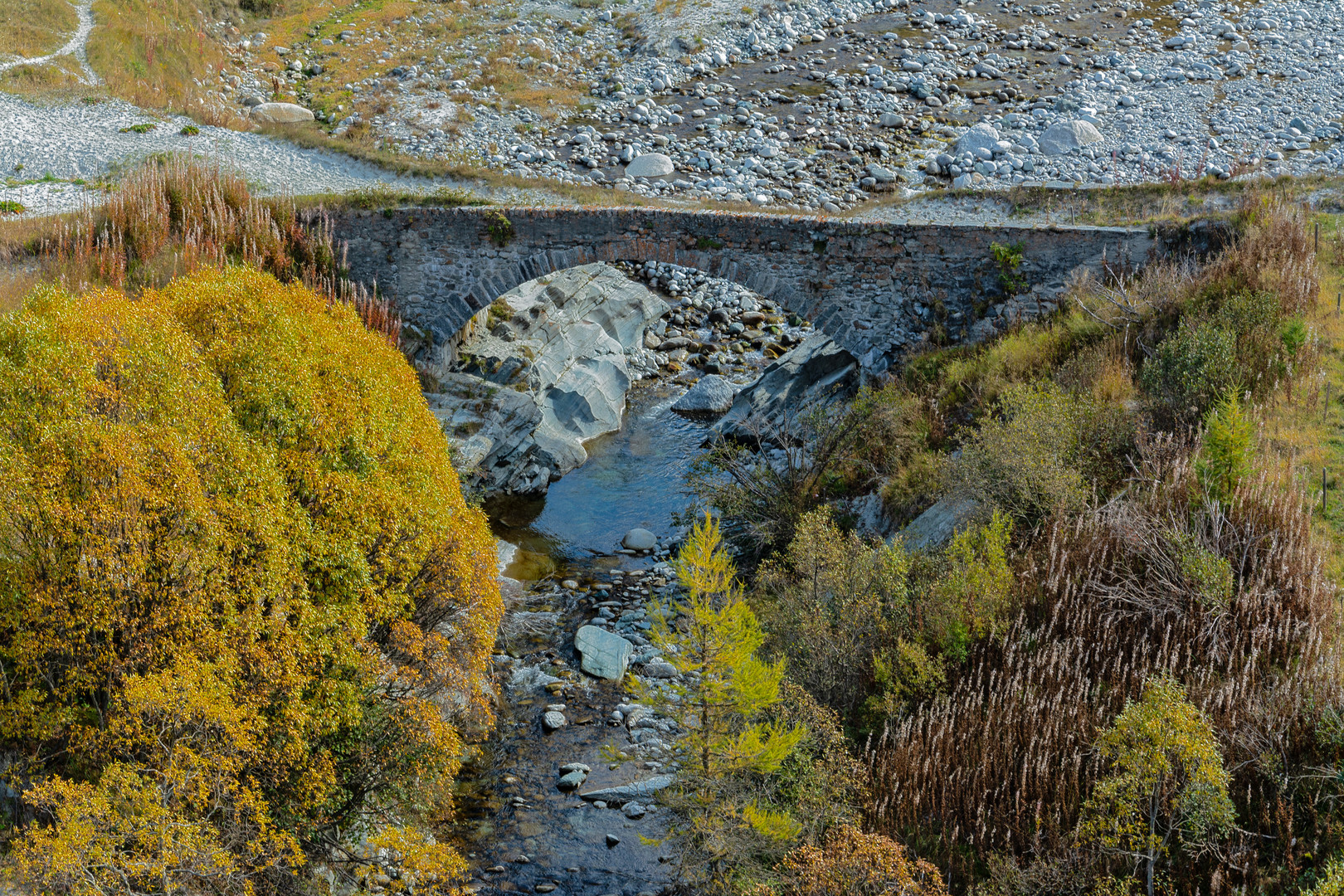 Brücke im Fal Forno (Graubünden -CH)