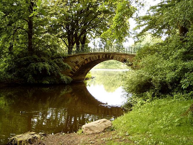 Brücke im Georgengarten