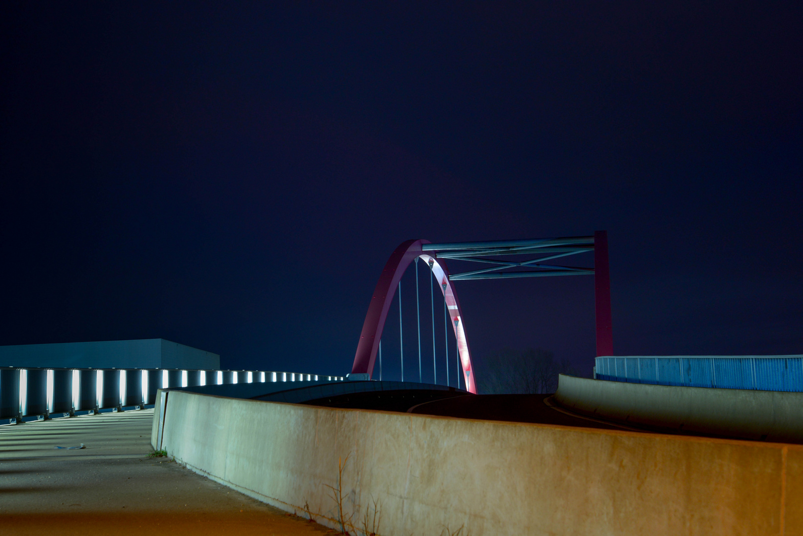 Brücke im Hafen Mannheim