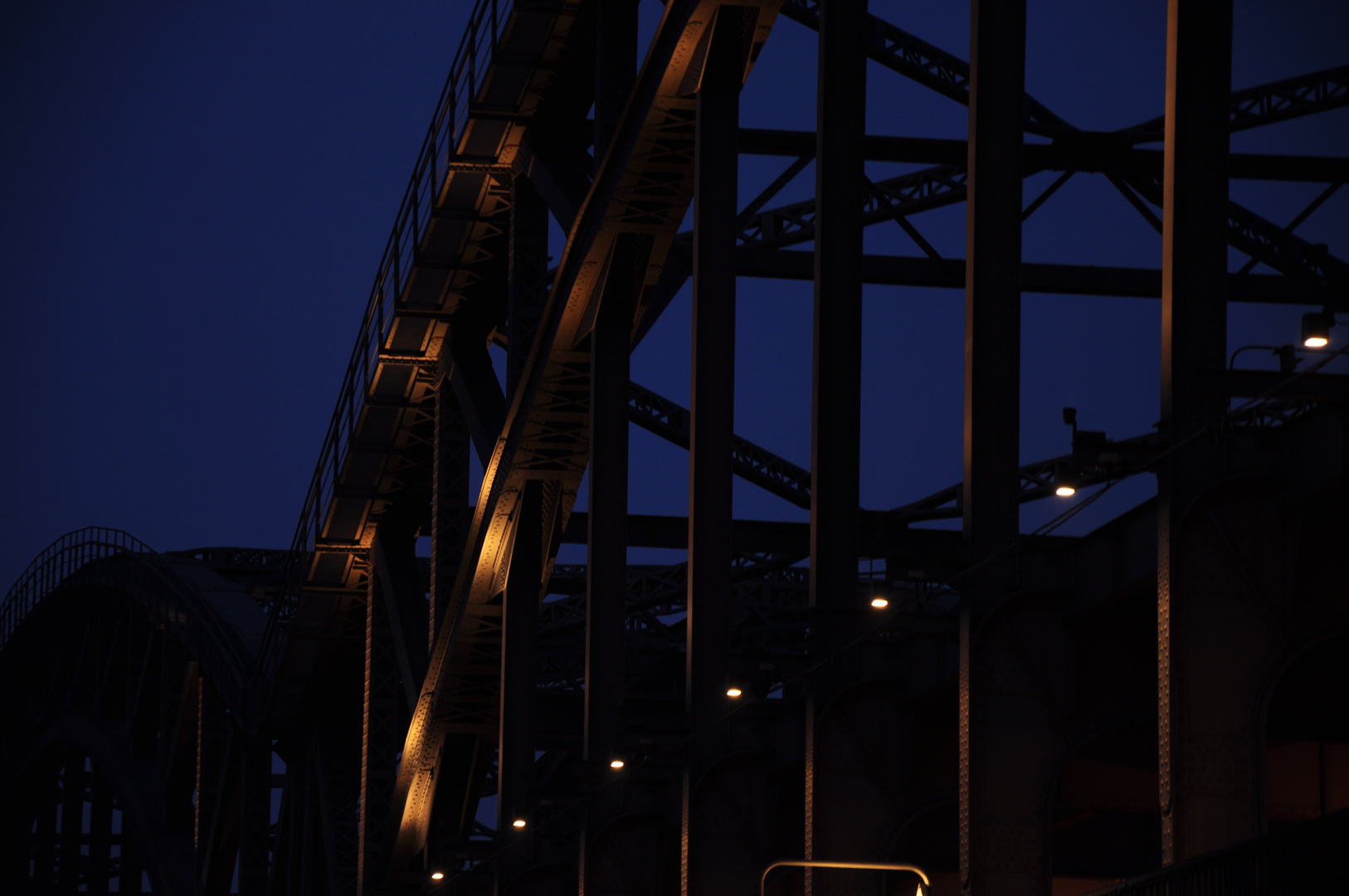 Brücke im Hamburger Freihafen