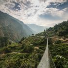 Brücke im Himalaya