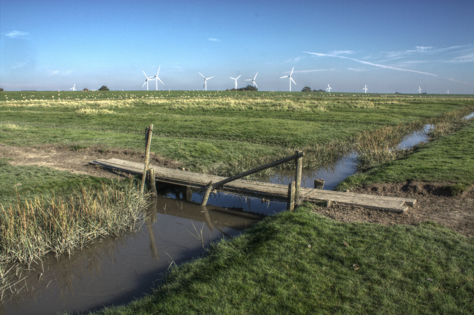 Brücke im KaiserWilhelmKoog Foto & Bild landschaft, meer & strand