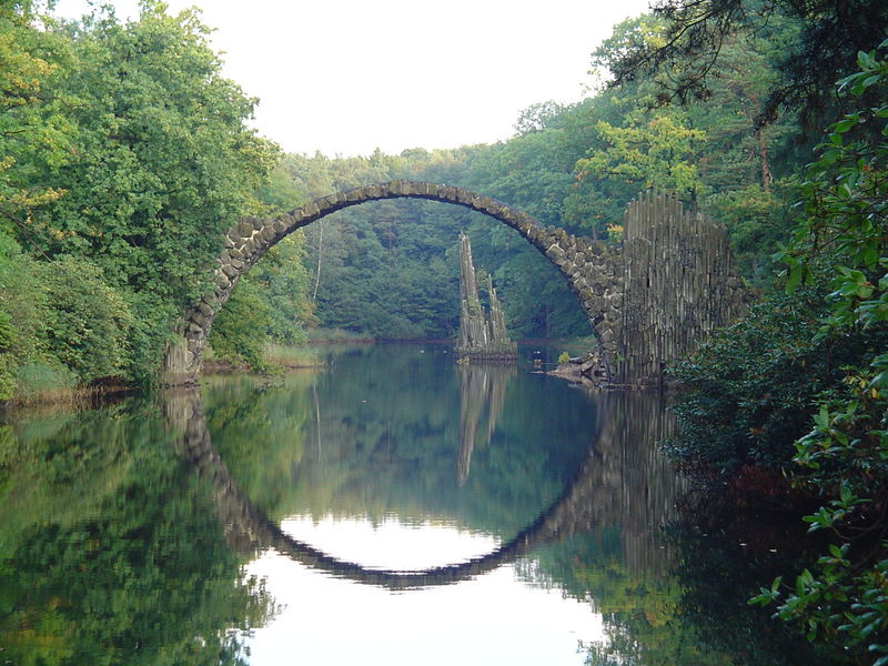 Brücke im Kromlauer Park