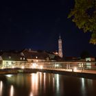 Brücke im Licht an der Isar