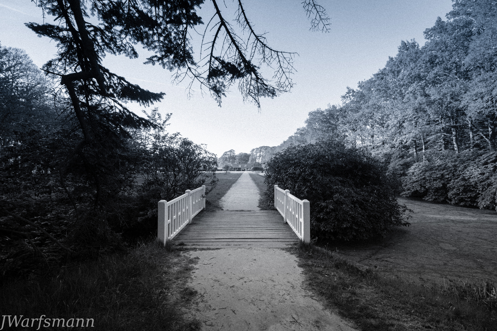 Brücke im Lütesburger Schlosspark