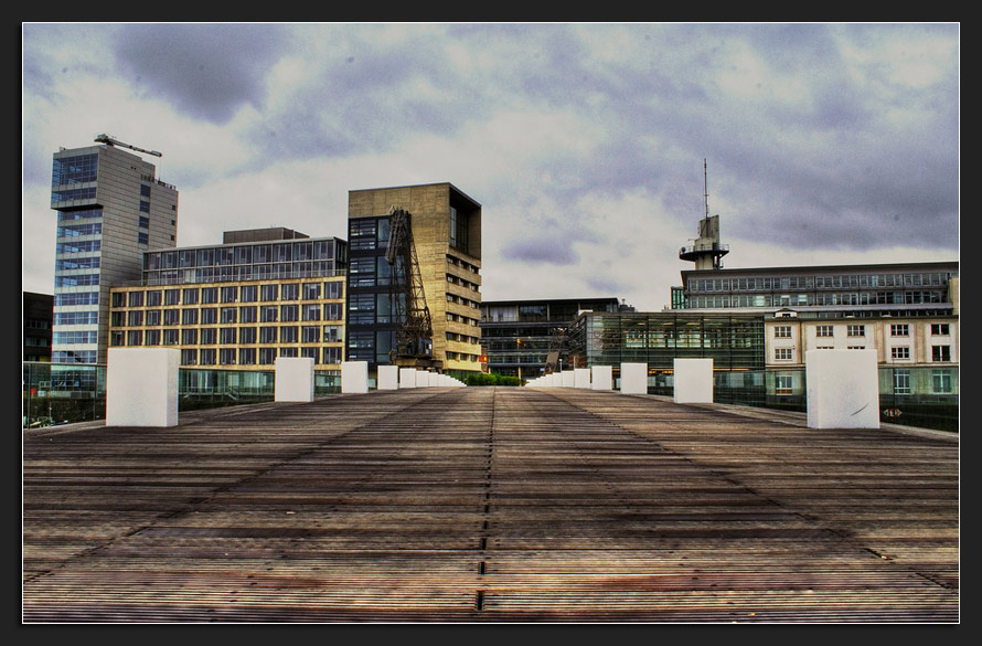 Brücke im Medienhafen Düsseldorf