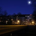 Brücke im Mondschein