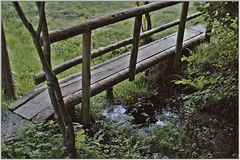 Brücke im Moor