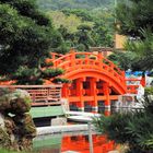 Brücke im Nan Lian Park in Hong Kong