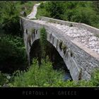 Brücke im Nationalpark Pertouli, Mittelgriechenland