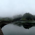 Brücke im Nebel