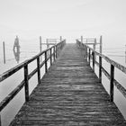 Brücke im Nebel