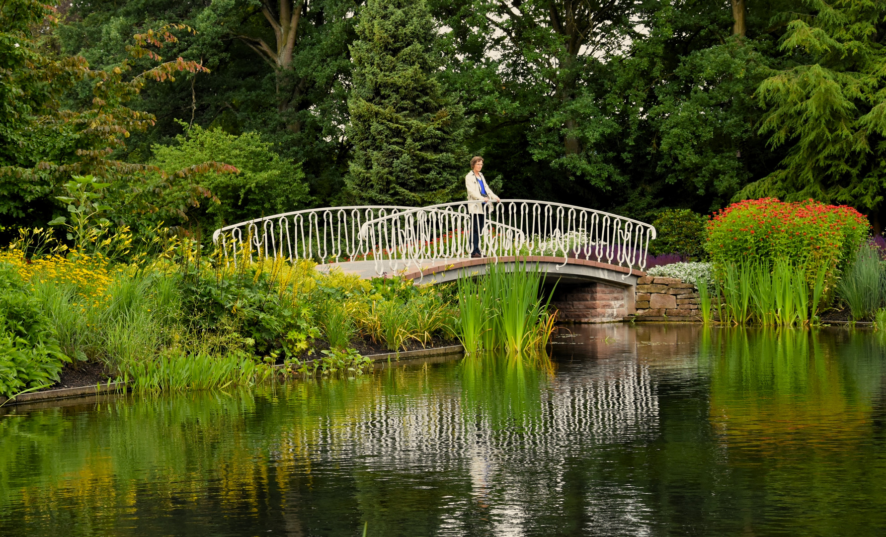 Brücke im Park...