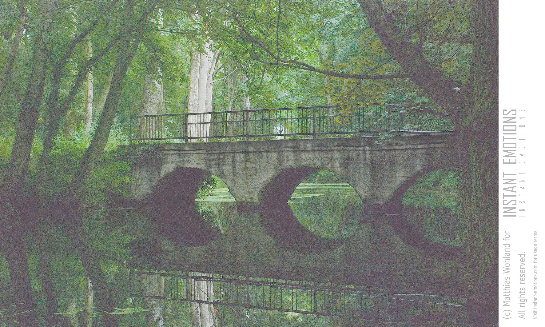 Brücke im Park