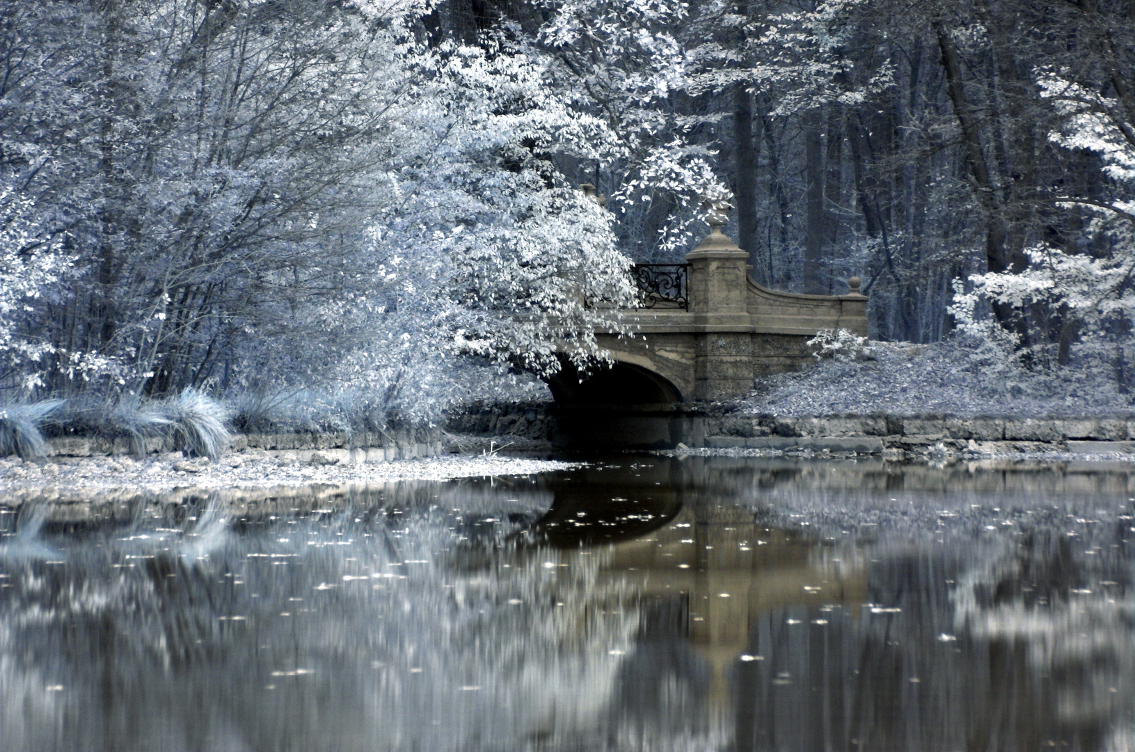 Brücke im Park