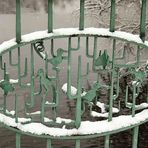 Brücke im Park- Detail