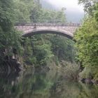 Brücke im Regen - Valle Cannobino