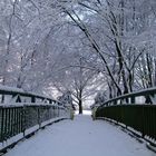 Brücke im Schnee