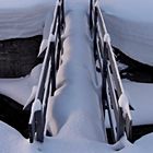 Brücke im Schnee