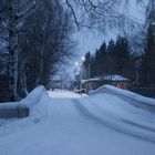 Brücke im Schnee