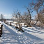 Brücke im Schnee