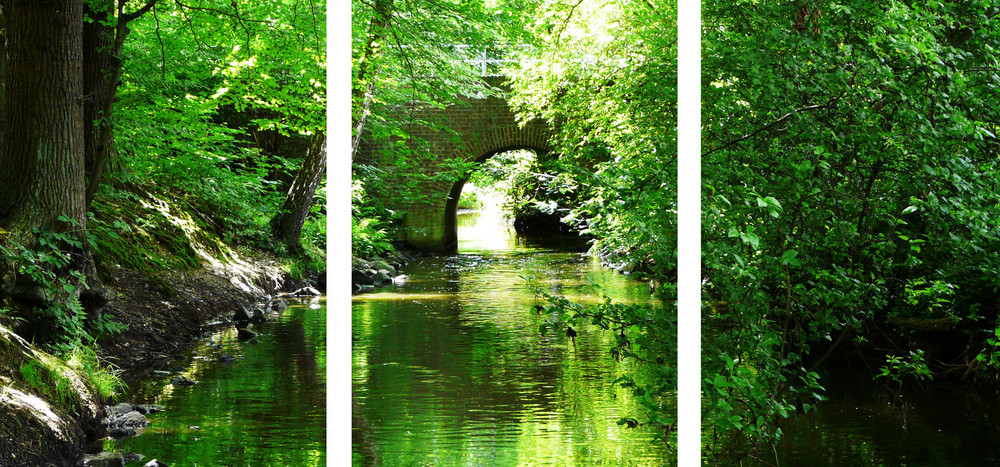 Brücke im Sommer