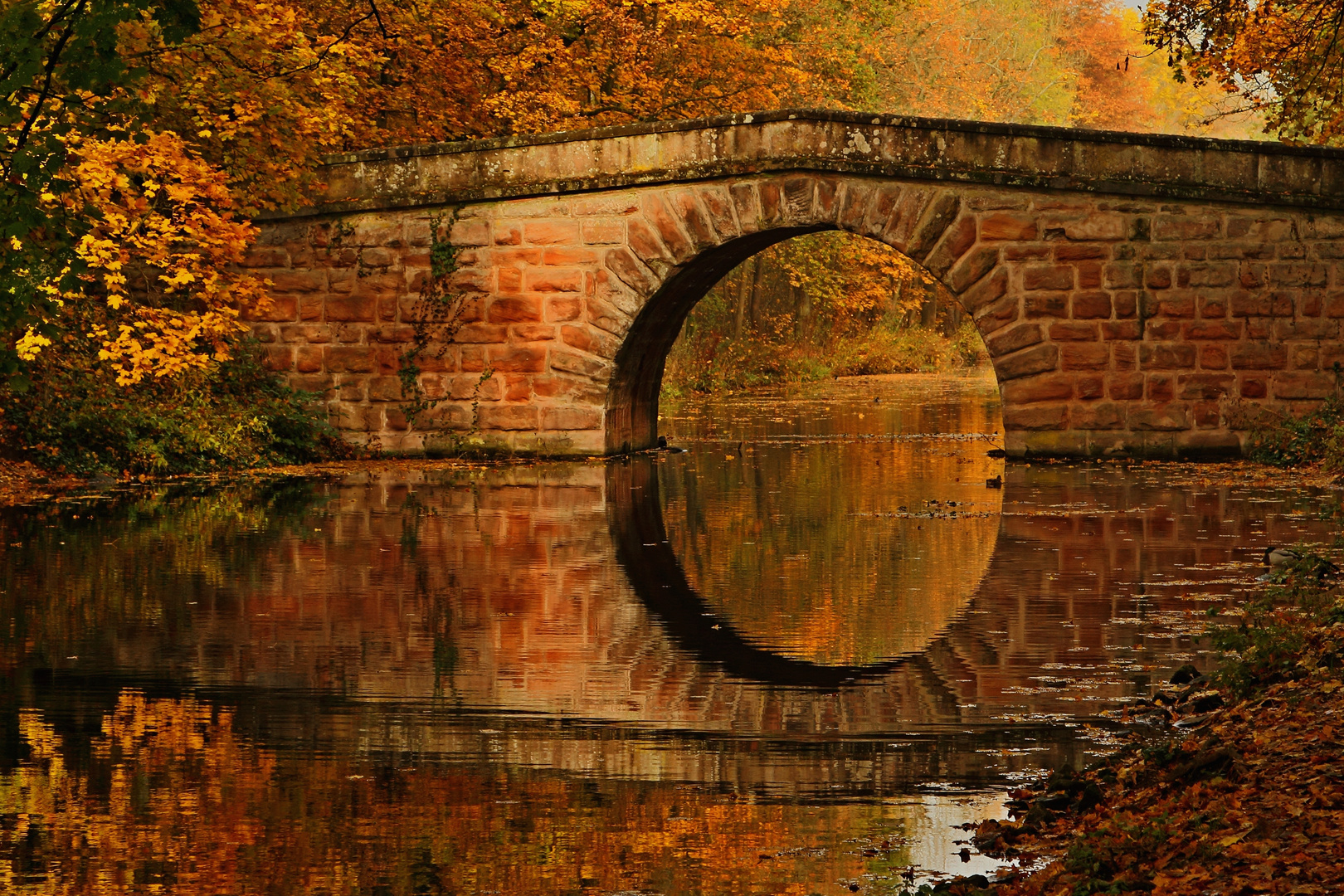 Brücke im Spiegel