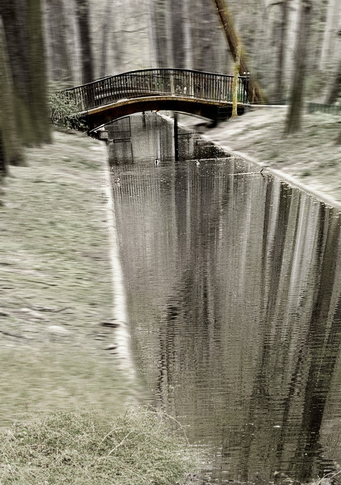 Brücke im Tierpark