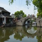 Brücke im Wasserdorf Xitang