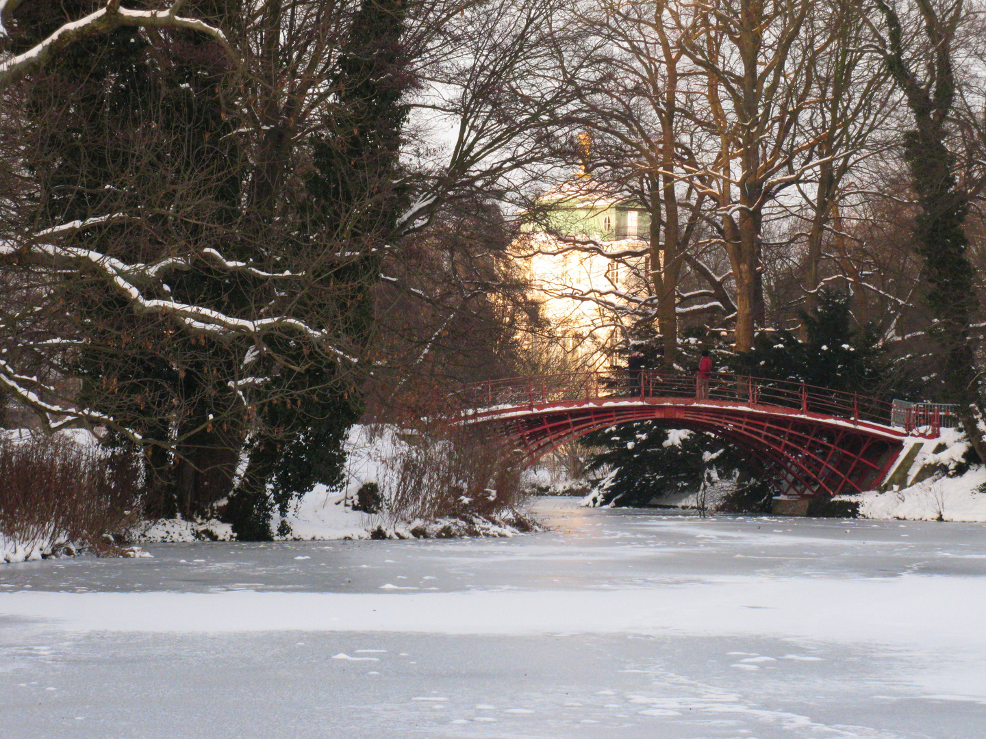 Brücke im Winter