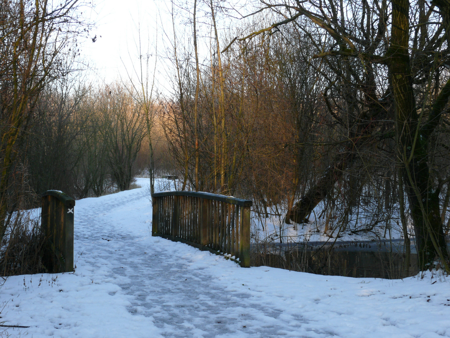 Brücke im Winter