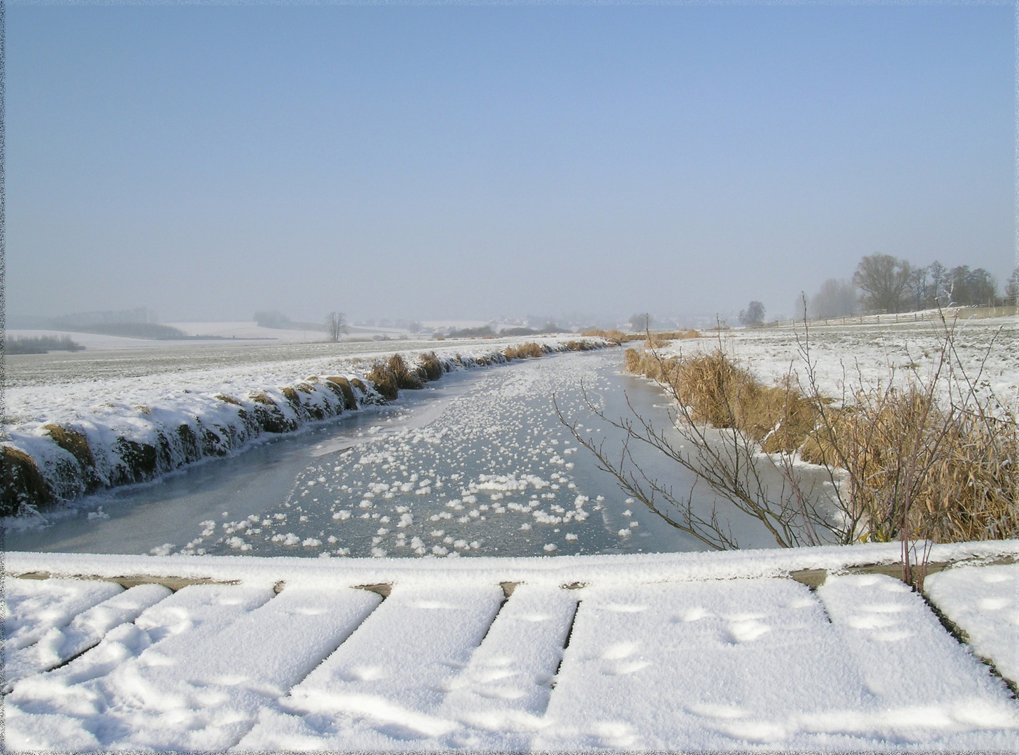 Brücke im Winter