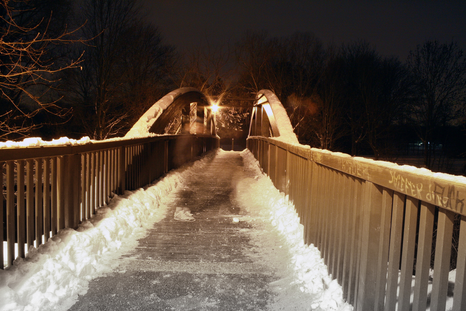 Brücke im Winter