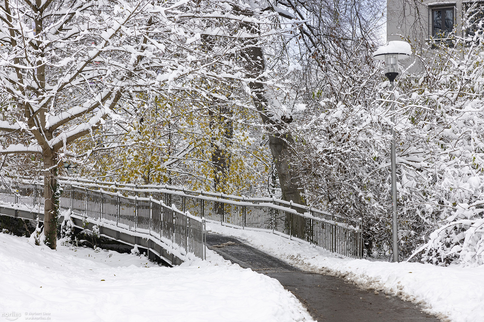 Brücke im Winter