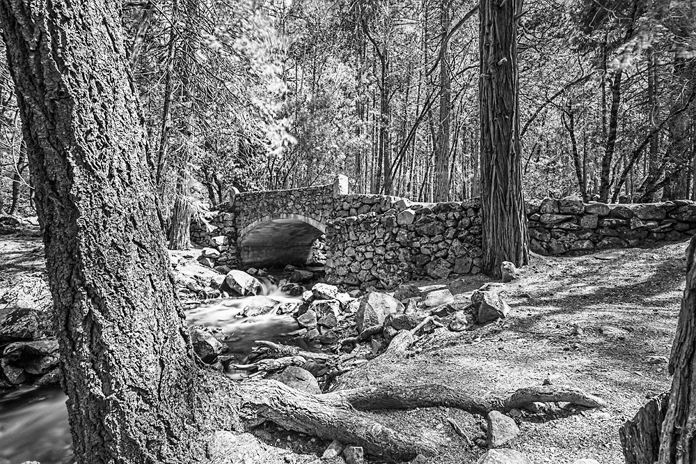 Brücke im Yosemite Park