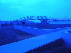 Brücke in Blau