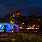 Brücke in Blau - Hessentag Wetzlar