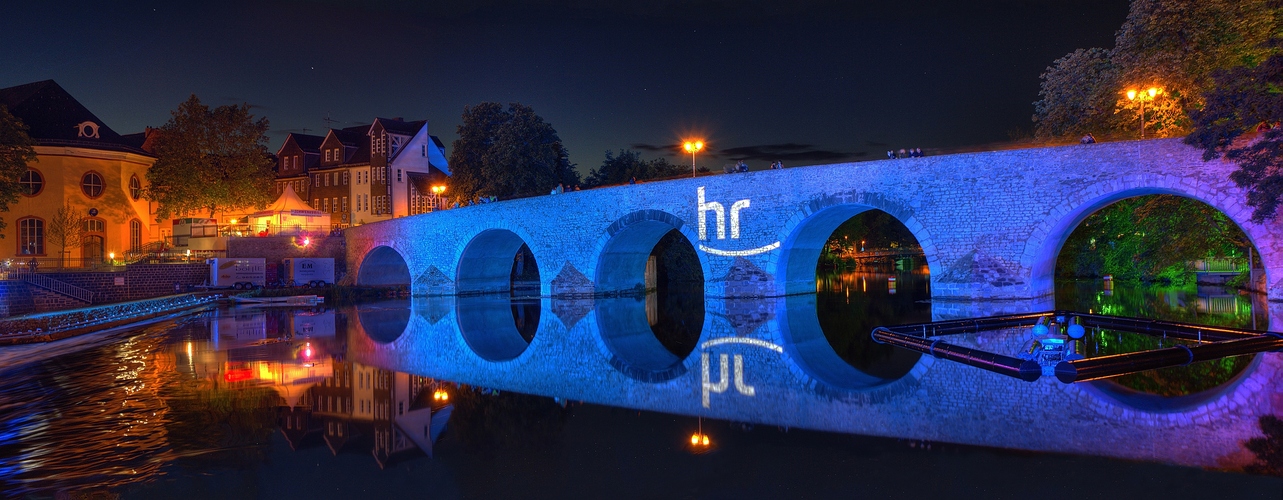 Brücke in Blau II - Hessentag Wetzlar