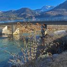 Brücke in den Bayerischen Alpen