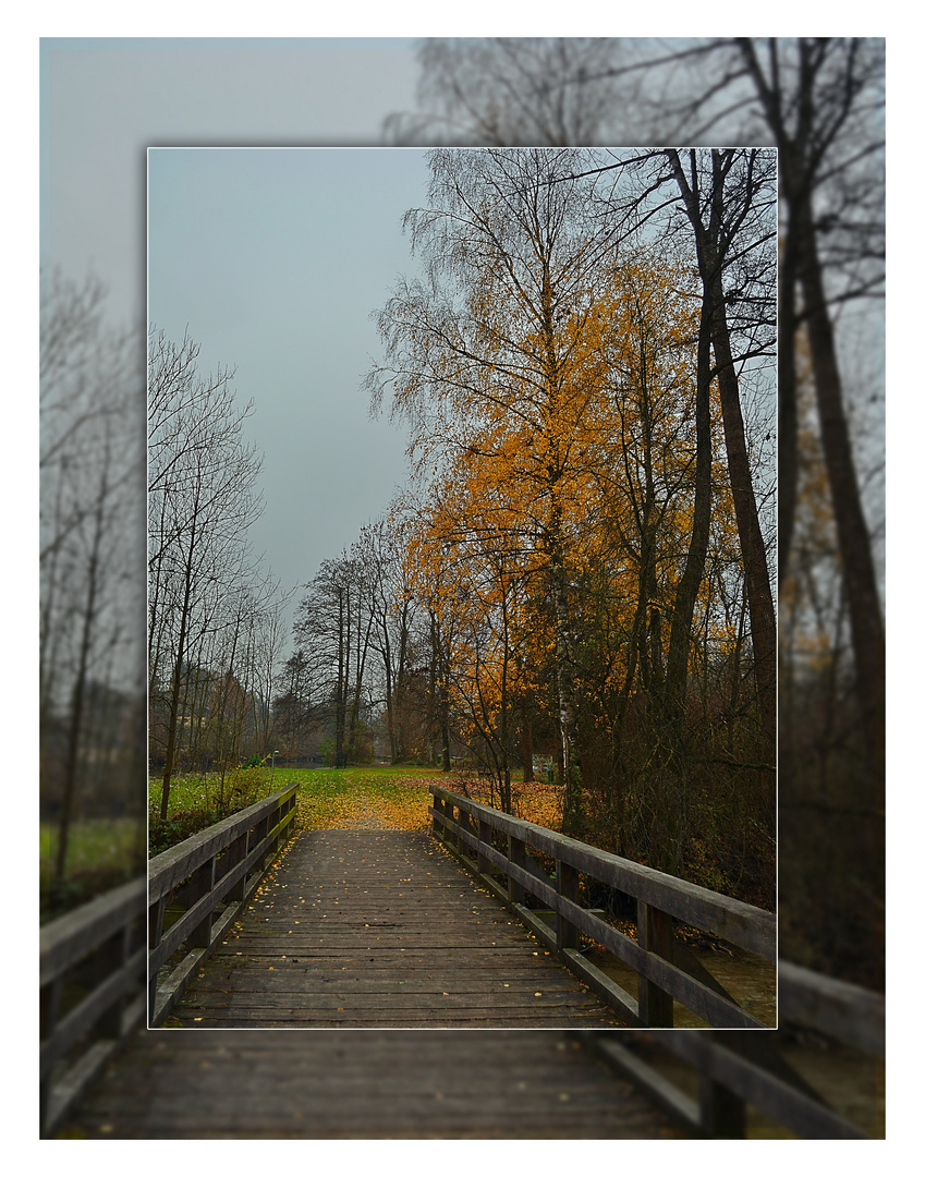 Brücke in den Herbst....