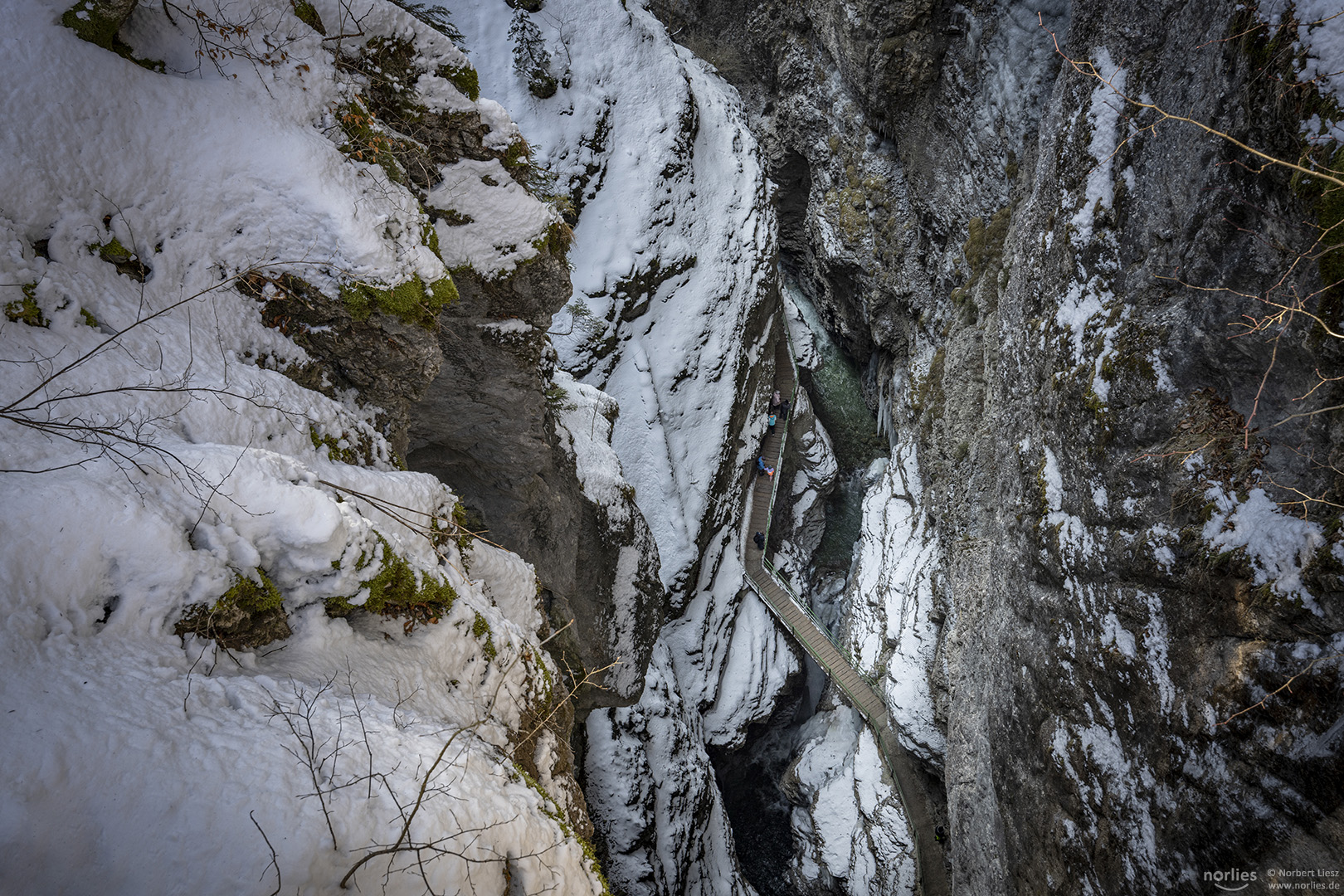 Brücke in der Breitachklamm