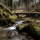 Brücke in der Feuersteinschlucht